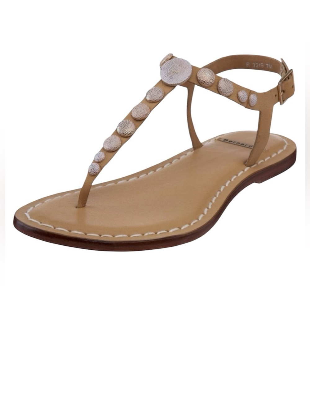Bernardo “Mojito” thong style stud embellished sandals US 8